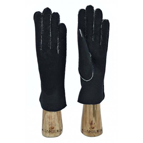 Guanto Donna in vera pelle Merinos cucito a mano